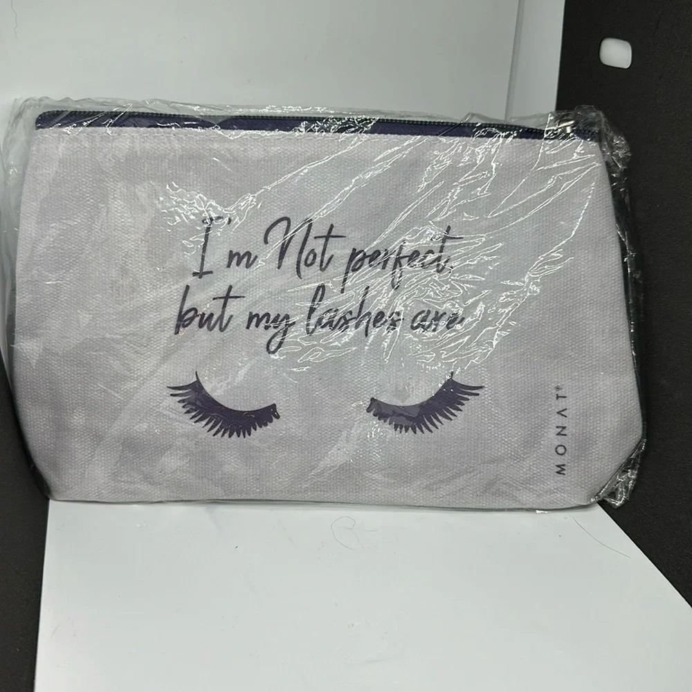 Monat NIP “I’m not perfect but my lashes are” Make Up Bag